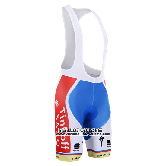 2015 Maillot Ciclismo Tinkoff Saxo Bank Champion Slovaquie Manches Courtes et Cuissard